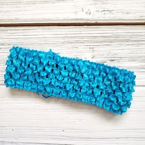 Blue Baby Crochet Headband